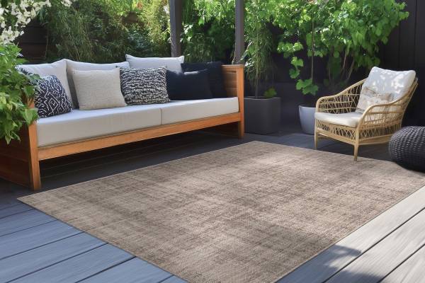 Kurzflorteppich Nibru 625 Taupe - 60 x 110 cm