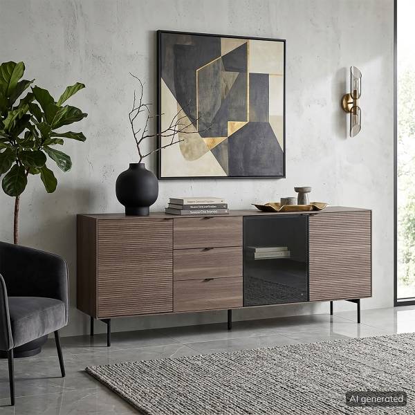 Sideboard UYTAS Walnuss Dekor