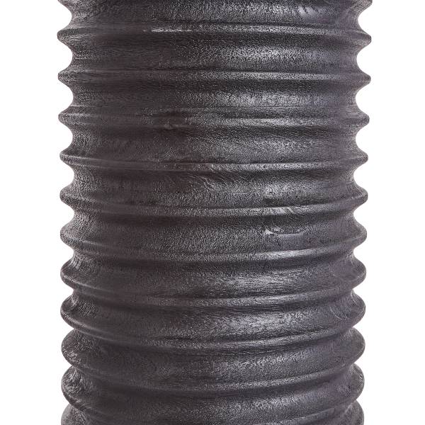 Lampada da tavolo GROOVED Legno di mango / poliestere / poliacrilico / ferro - nero / bianco - 1 punto luce