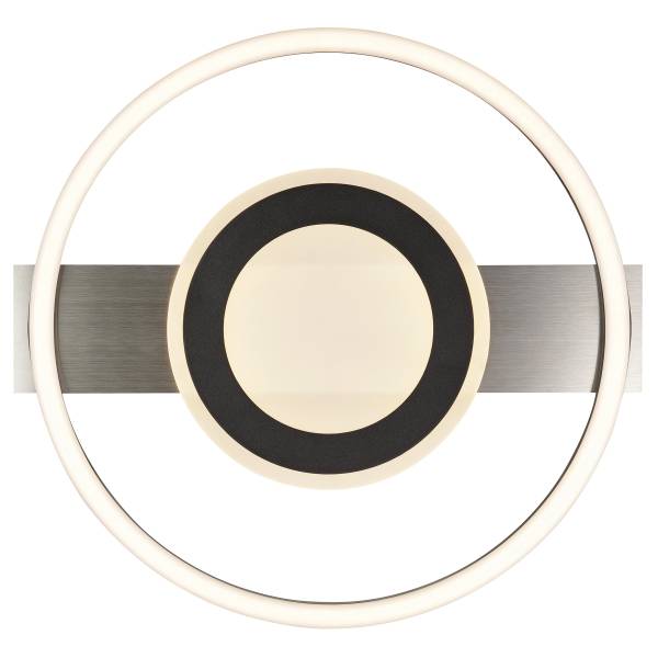Plafonnier LED Type E Fer - Noir - Nb d'ampoules : 1 - Blanc chaud