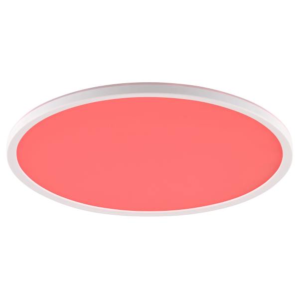 Plafonnier LED Lumaro Plastique - Blanc - 1 flamme