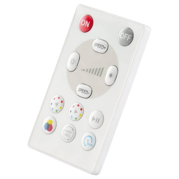 Plafonnier LED Lumaro Plastique - Blanc - 1 flamme