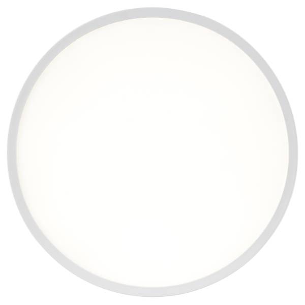 Plafonnier LED Lumaro Plastique - Blanc - 1 flamme