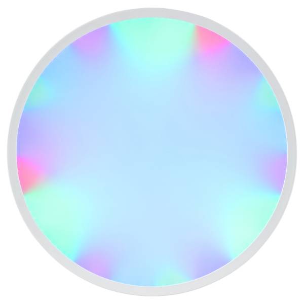 Plafonnier LED Lumaro Plastique - Blanc - 1 flamme