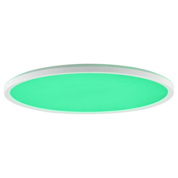 Plafonnier LED Lumaro Plastique - Blanc - 1 flamme