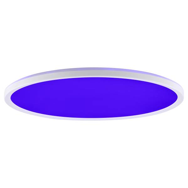 Plafonnier LED Lumaro Plastique - Blanc - 1 flamme