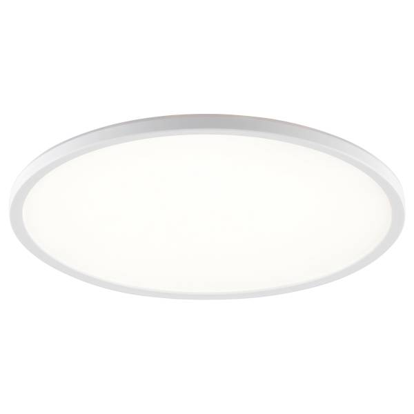 Plafonnier LED Lumaro Plastique - Blanc - 1 flamme