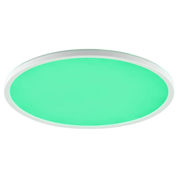 Plafonnier LED Lumaro Plastique - Blanc - 1 flamme