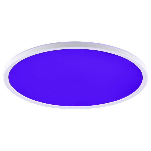Plafonnier LED Lumaro Plastique - Blanc - 1 flamme