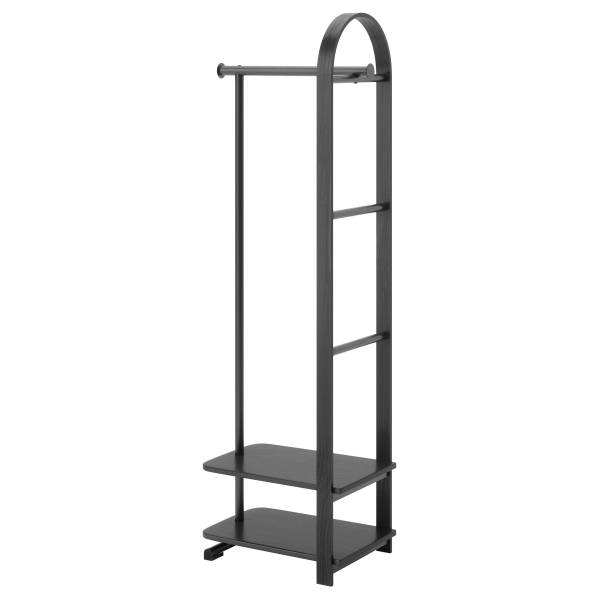 Garderobe Bellwood schmal Schwarz