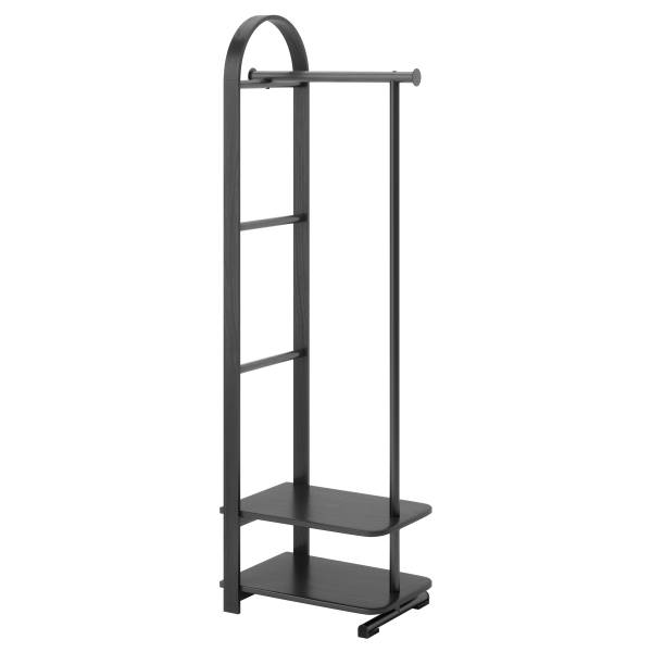 Garderobe Bellwood schmal Schwarz