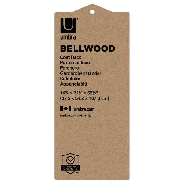 Garderobe Bellwood schmal Schwarz