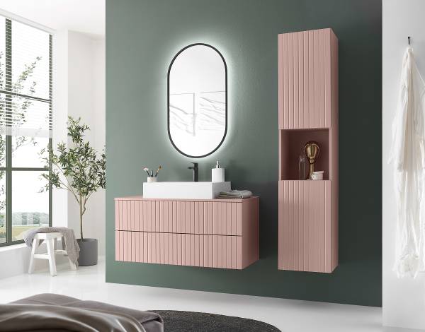 Ensemble de salle de bain AITOO Type A Rose vieilli