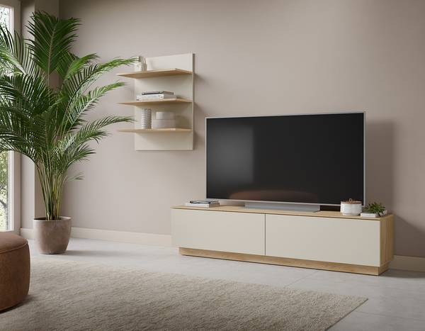 TV-Lowboard McKee Kaschmir - Breite: 160 cm