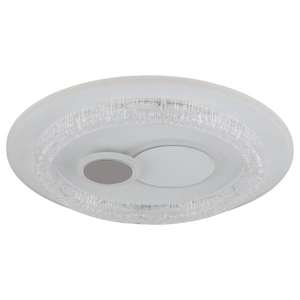 LED-Deckenleuchte Kriswall Eisen - Weiß - 1-flammig