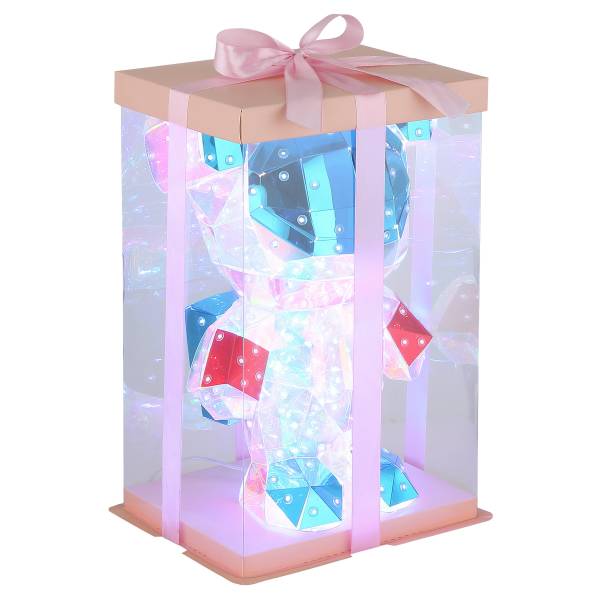 LED-Tischleuchte Brondar Teddy Acrylglas - Mehrfarbig - 1-flammig