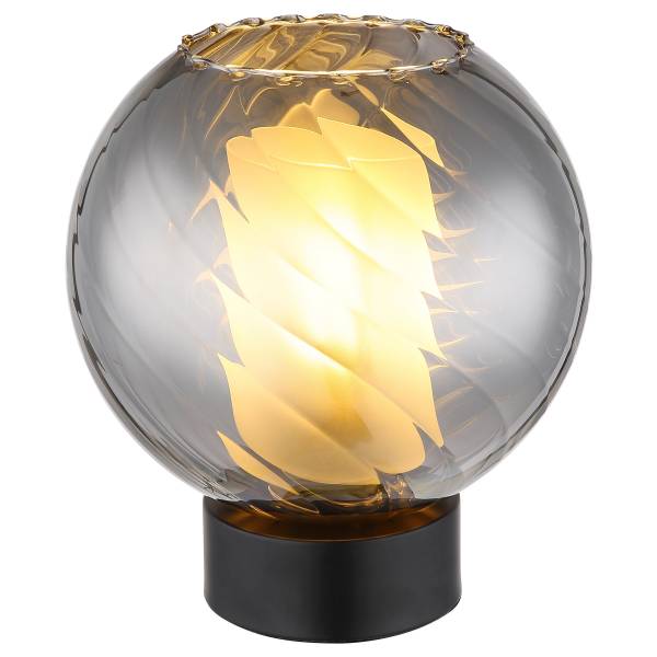 Lampe de table Ulf Fer - Noir - 1 flamme