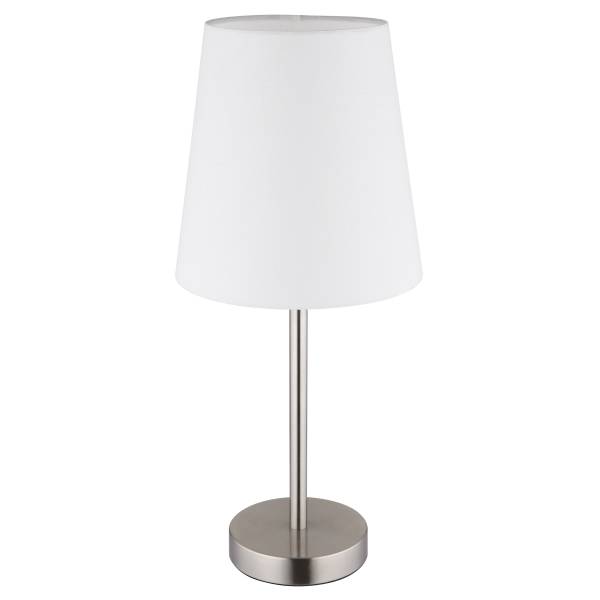 Tischleuchte Joris Eisen - Nickel Matt - 1-flammig - Silber