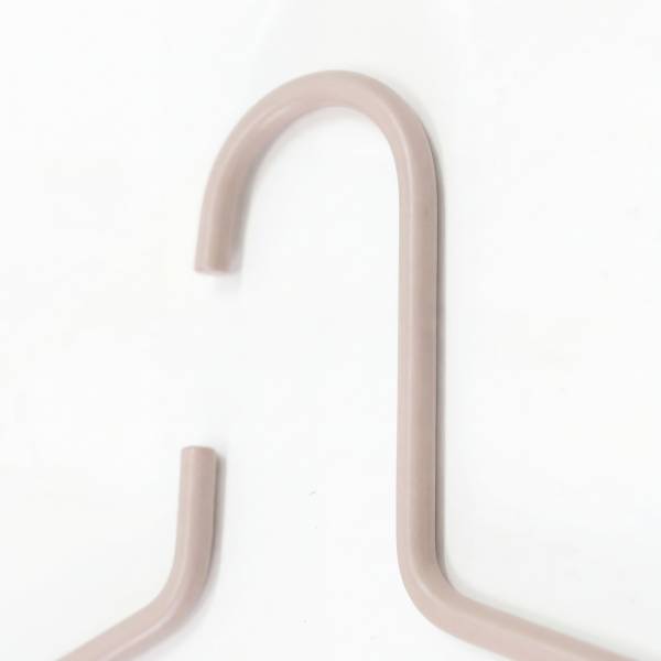 Kleiderbügel Senza Grau - Stahl - 42 x 21 x 1 cm