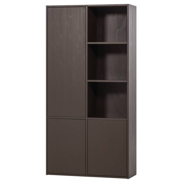 Massiver Schrank Meggy - 108 cm Braun - Ausrichtung rechts