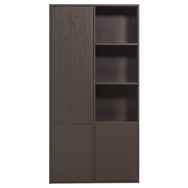 Massiver Schrank Meggy - 108 cm Braun - Ausrichtung rechts