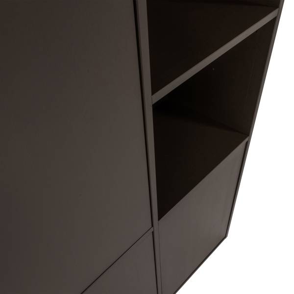 Massiver Schrank Meggy - 108 cm Braun - Ausrichtung rechts