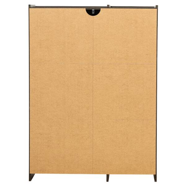 Massives Highboard Brock Graubraun