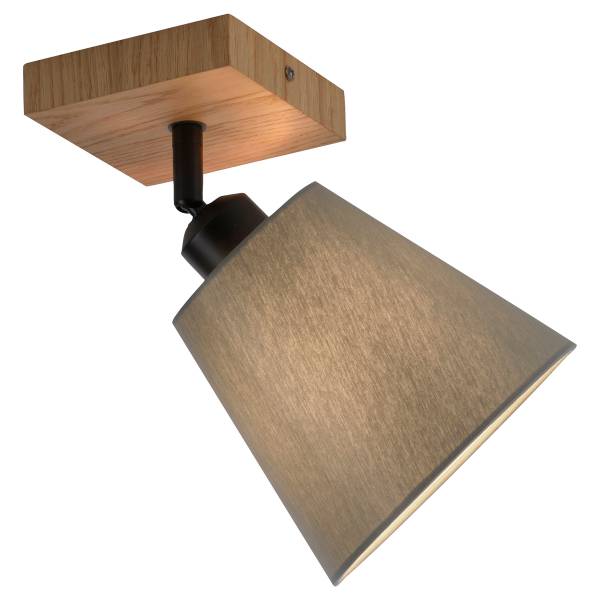 Wandlamp Gerda Michel ijzer/textiel - beige - 1-lichts