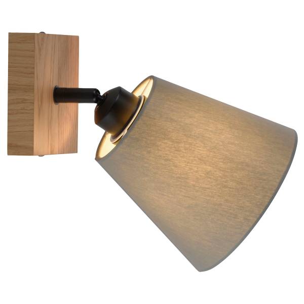 Wandlamp Gerda Michel ijzer/textiel - beige - 1-lichts