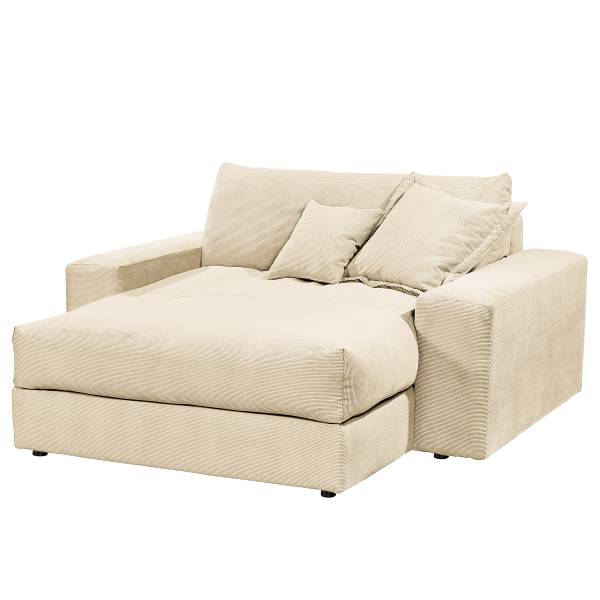 XXL-Sessel CAMILL Cordstoff Fjella: Sand