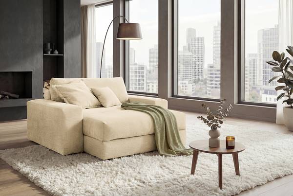 XXL-Sessel CAMILL Cordstoff Fjella: Sand