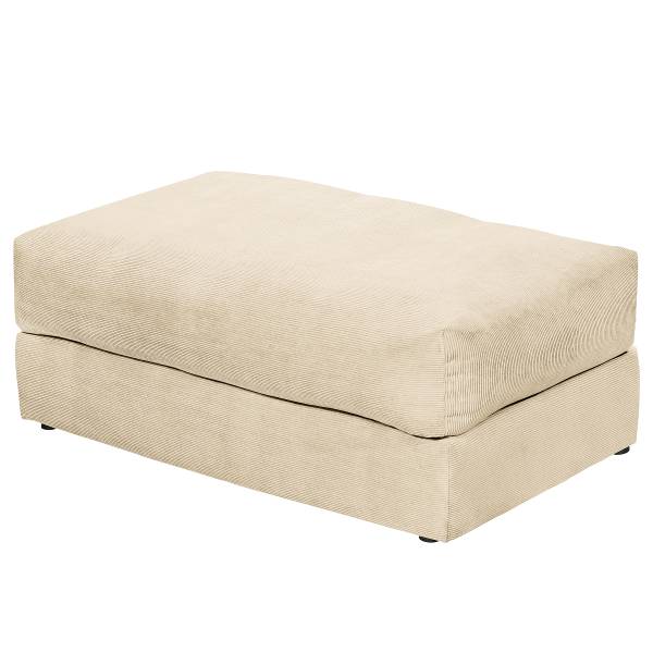 Polsterhocker CAMILL Cordstoff Fjella: Sand