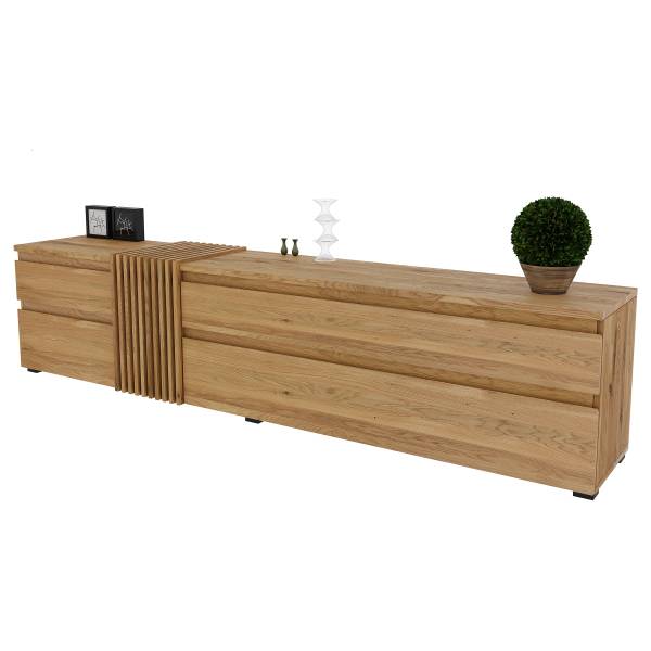 TV-Lowboard MANUFAKTUR LINE Eiche