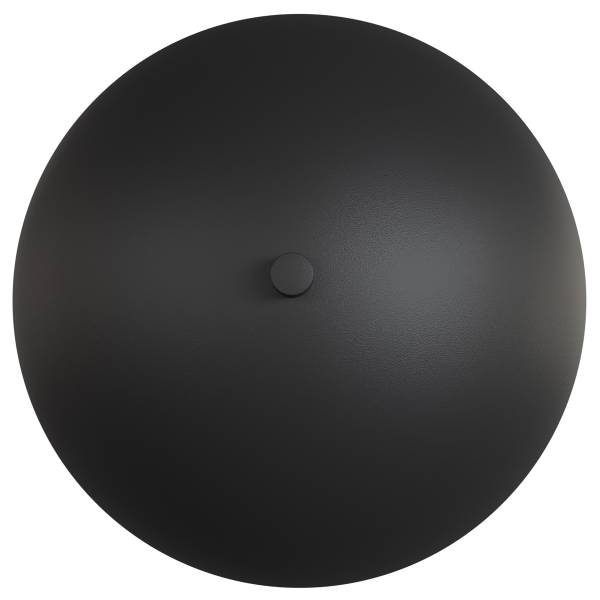 Applique Mush Acier - 2 flammes - Noir