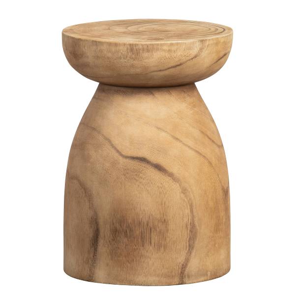 Table d'appoint Likhia en bois massif Paulownia
