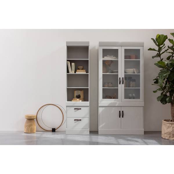 Table d'appoint Likhia en bois massif Paulownia
