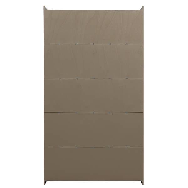 Massiver Vitrinenschrank Gunnar Schlamm