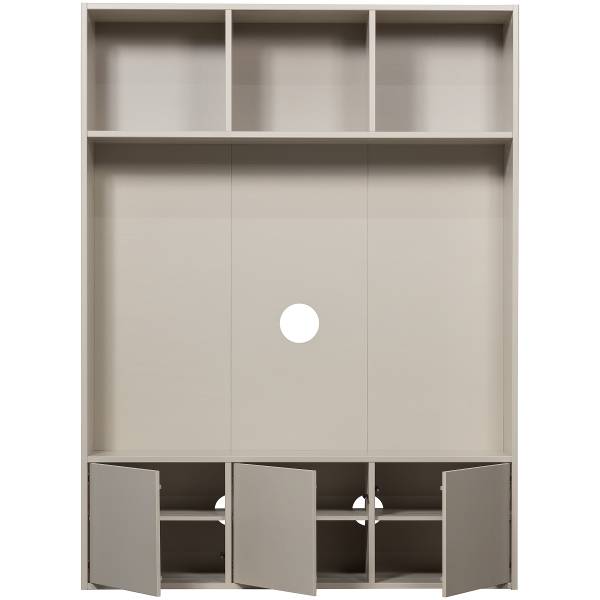Massiver TV-Schrank Meggy Saharagrau