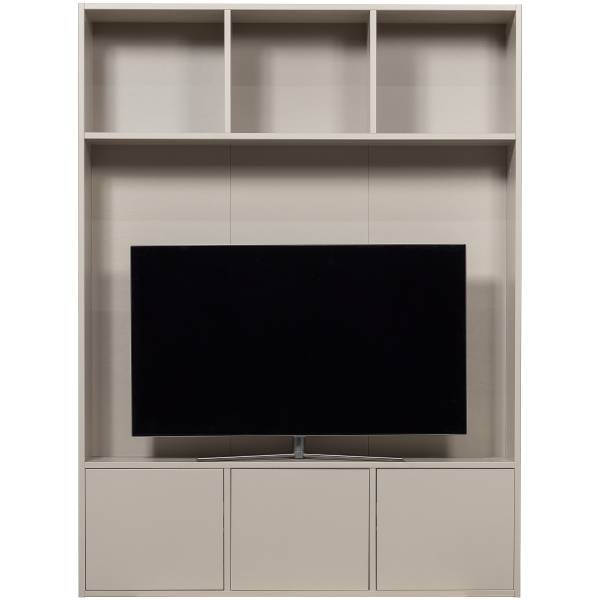 Massiver TV-Schrank Meggy Saharagrau