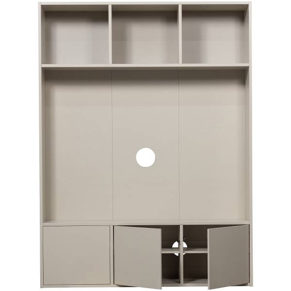 Massiver TV-Schrank Meggy Saharagrau