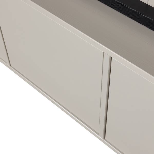 Massiver TV-Schrank Meggy Saharagrau