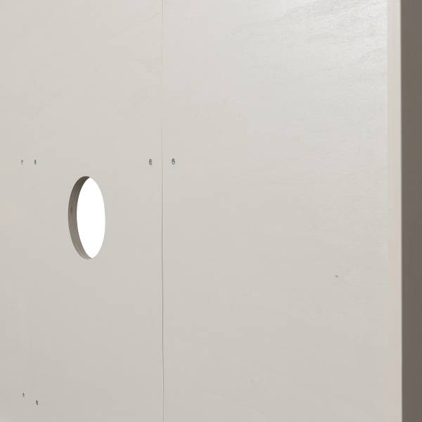 Massiver TV-Schrank Meggy Saharagrau