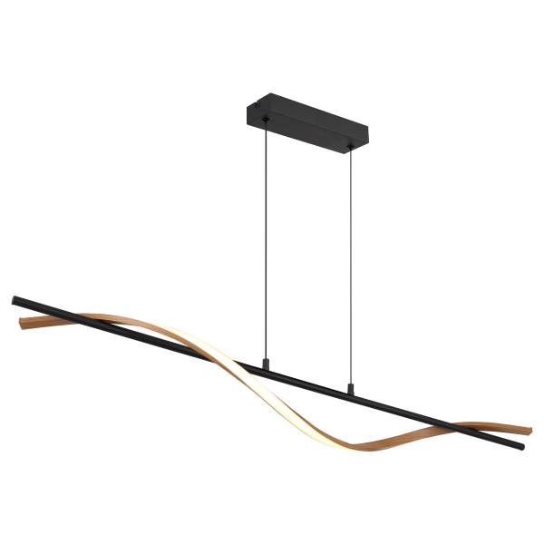 LED-Pendelleuchte Watkins Eisen / Aluminium - 1-flammig