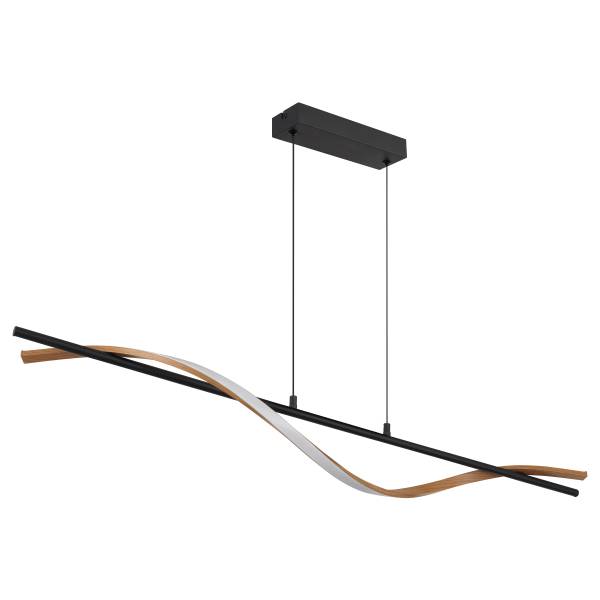 LED-Pendelleuchte Watkins Eisen / Aluminium - 1-flammig