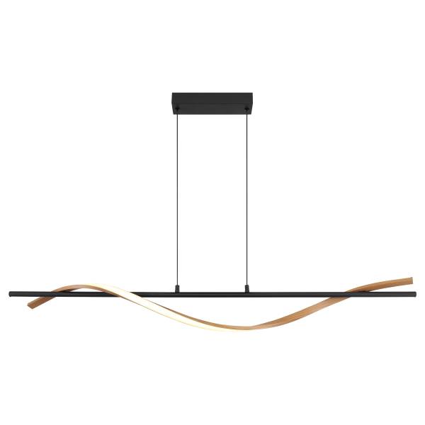 LED-Pendelleuchte Watkins Eisen / Aluminium - 1-flammig