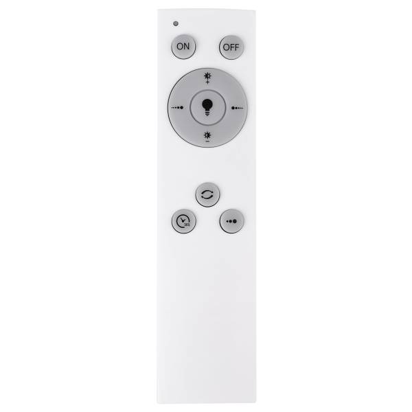 LED-Deckenleuchte Jeffry Acrylglas / Eisen - 1-flammig - Braun