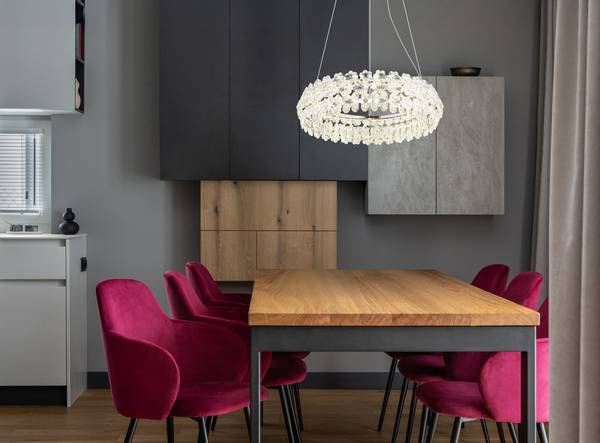 LED-Pendelleuchte Diann Kristallglas / Eisen - 1-flammig
