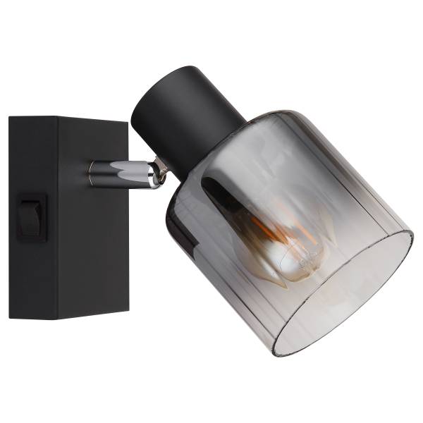 Wandleuchte Jack Farbglas / Eisen - 1-flammig