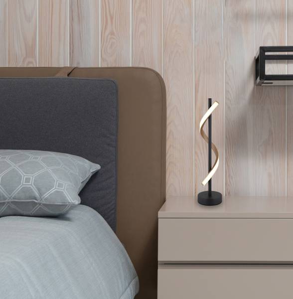 Lampe de table LED Watkins Fer / Aluminium - 1 flamme