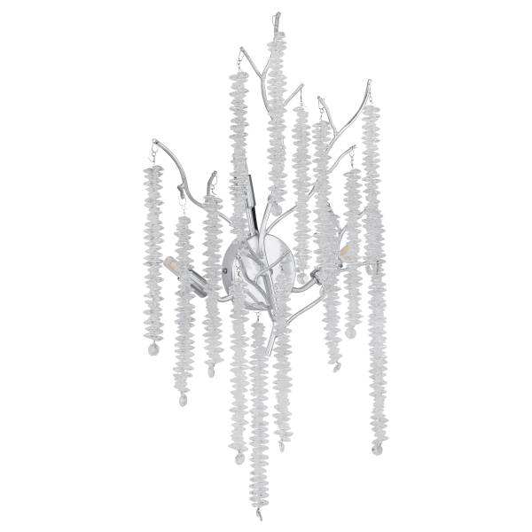 Wandleuchte Laverne Acrylglas / Eisen - 3-flammig